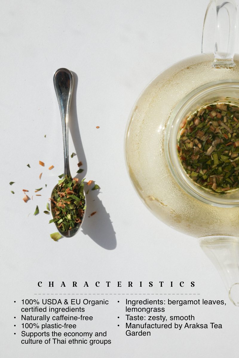 Vira cycle syncing luteal Tea with bergamot and lemongrass