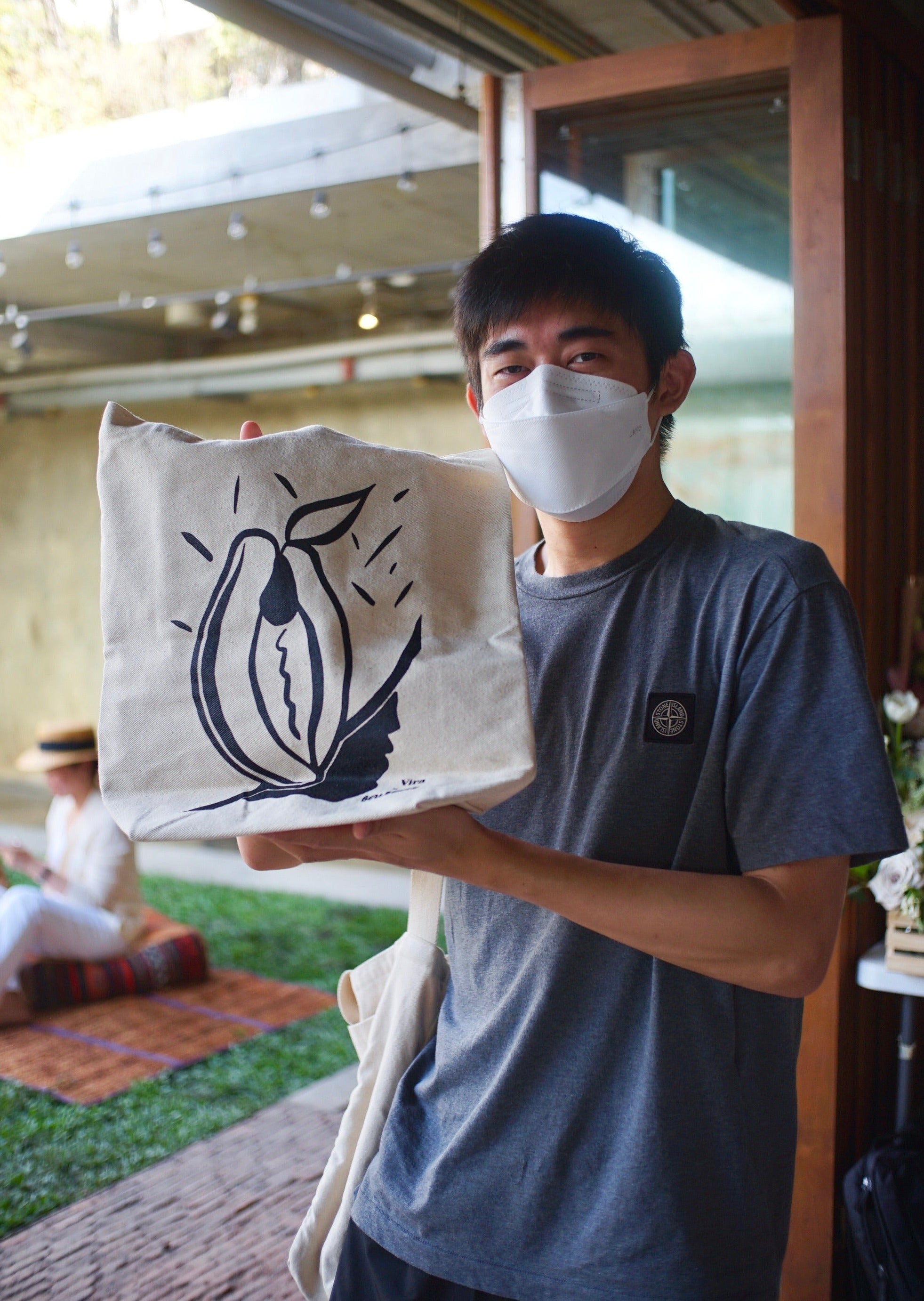 Jimmy tote bag for men