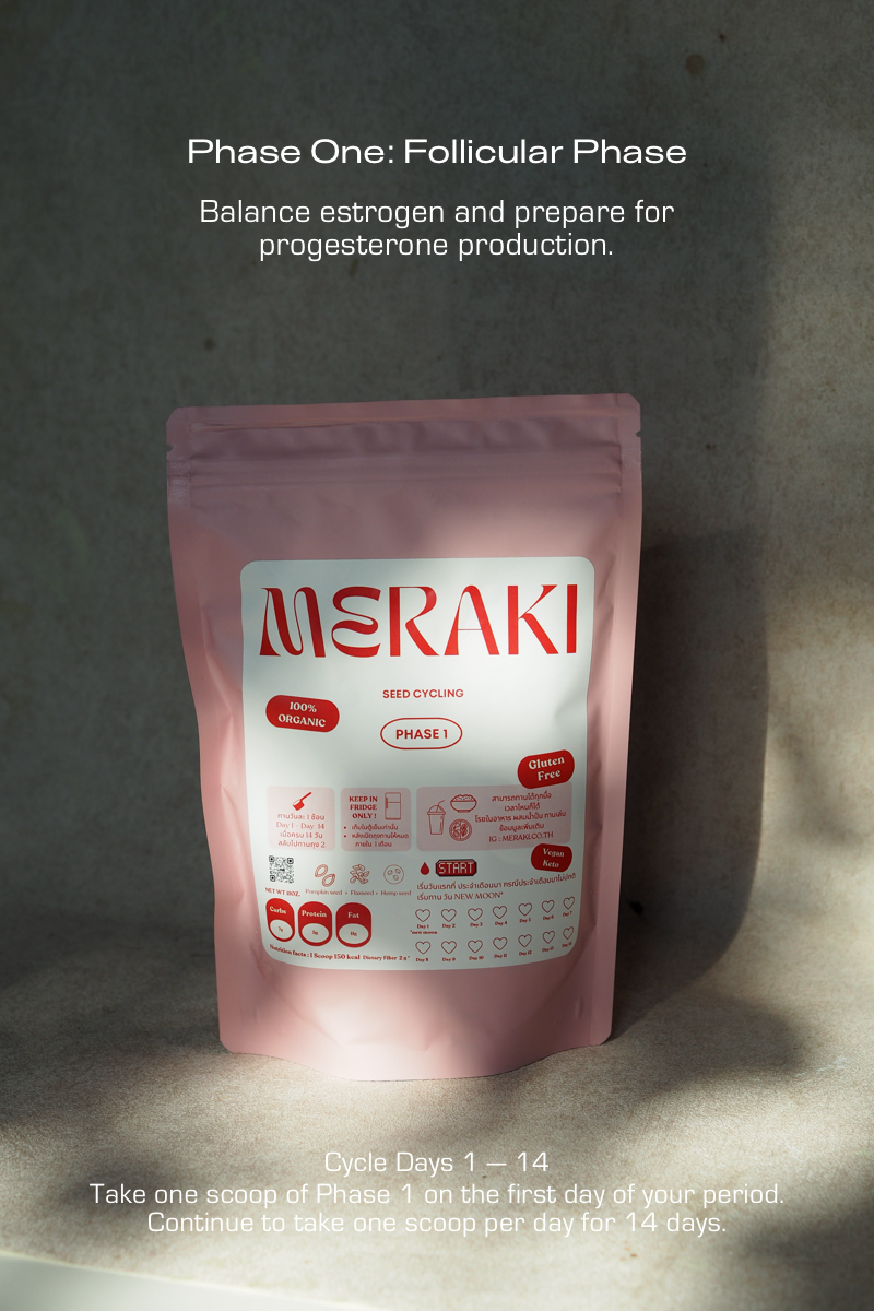 Meraki follicular phase one seed cycling blend