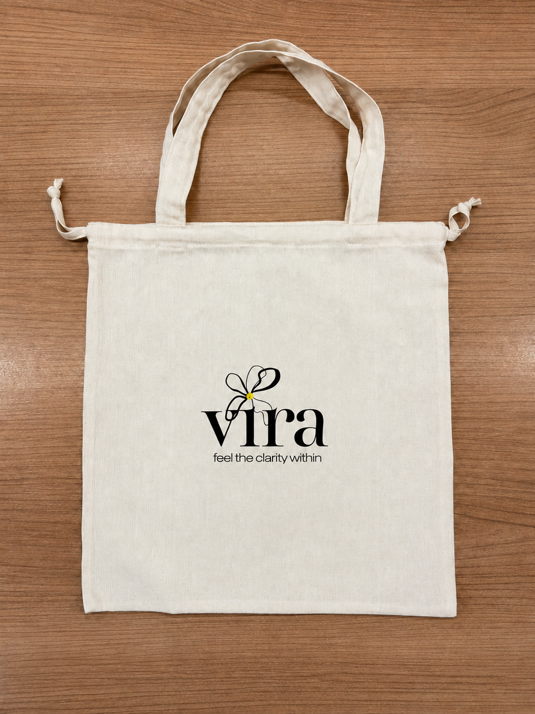 Vira Drawstring Tote Bag
