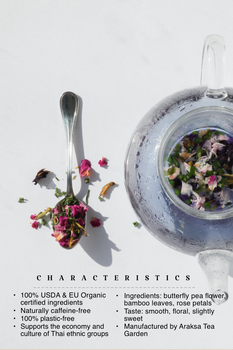 Vira cycle syncing follicular tea in pot