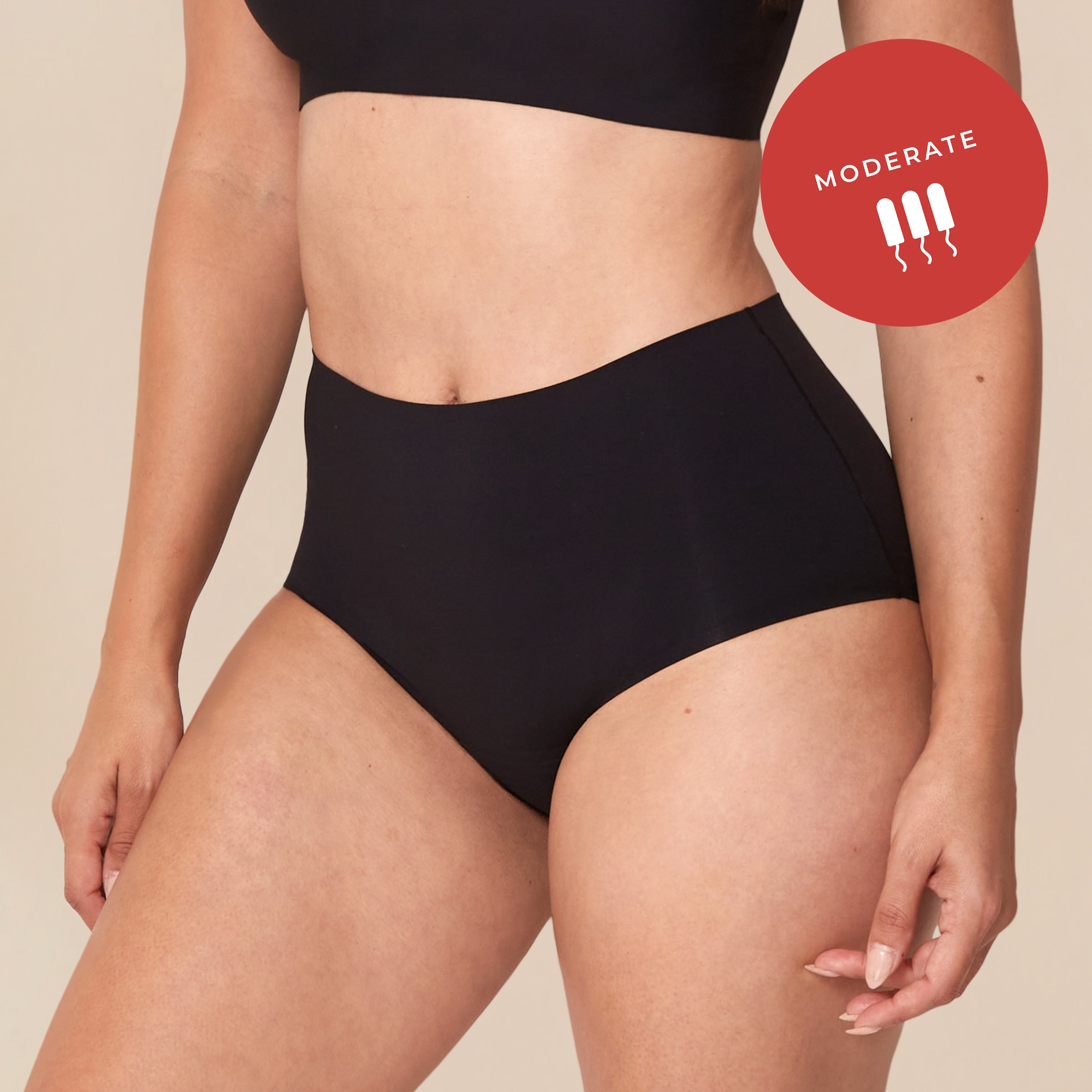 Leakproof High Waisted Brief - Medium 🩸🩸